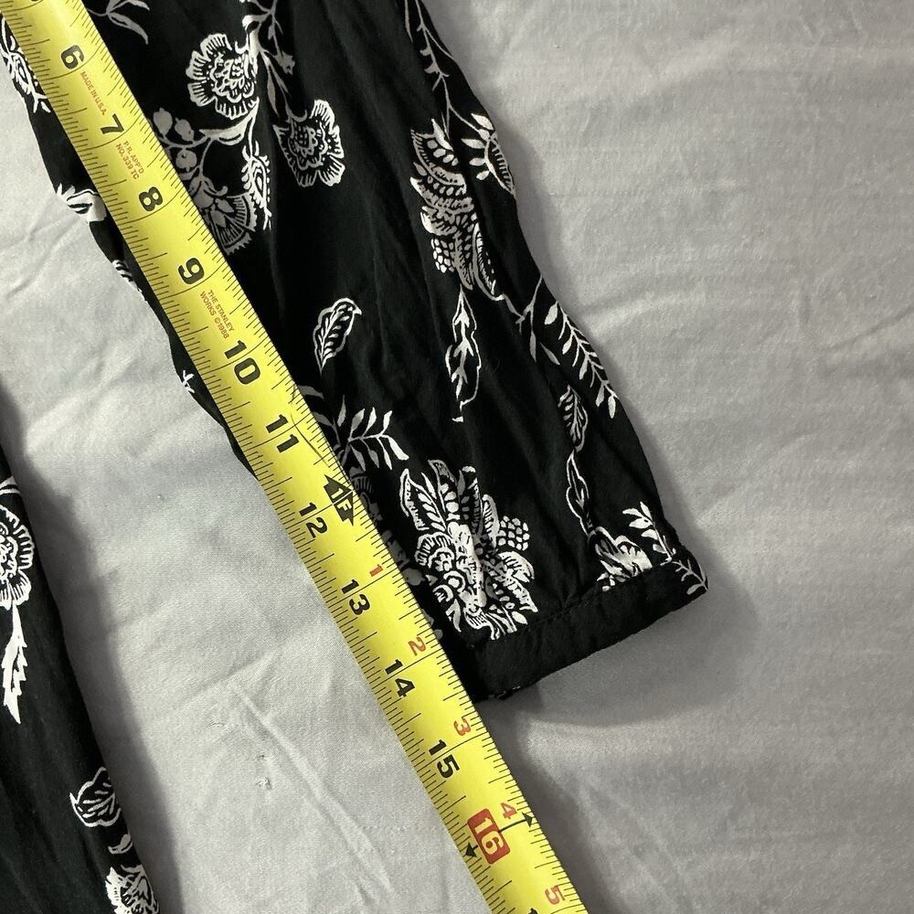 Old Navy Tiered Maxi Dress Size M Dark Cottagecore Floral Prairie Flowy Modest - Picture 8 of 15